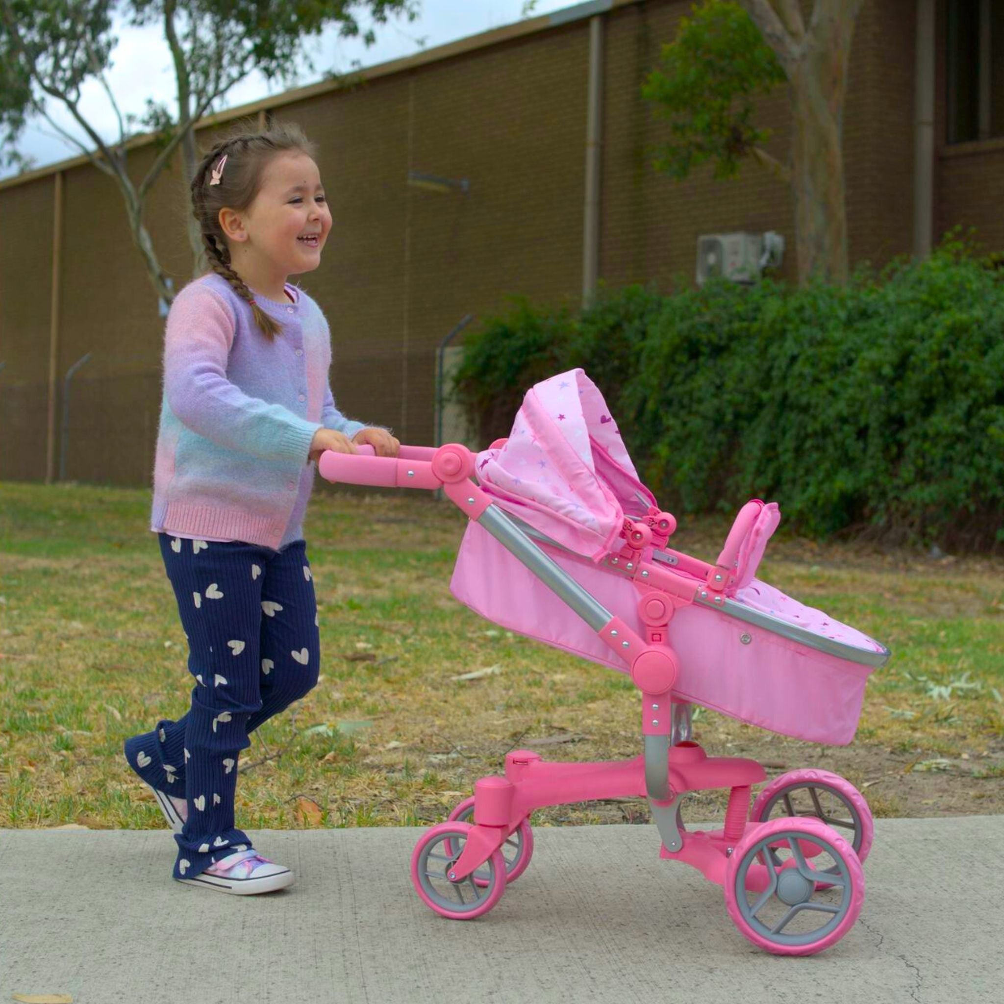 Playworld Deluxe 2 in 1 Doll Pram