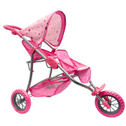 Playworld Doll Twin Jogger Pink
