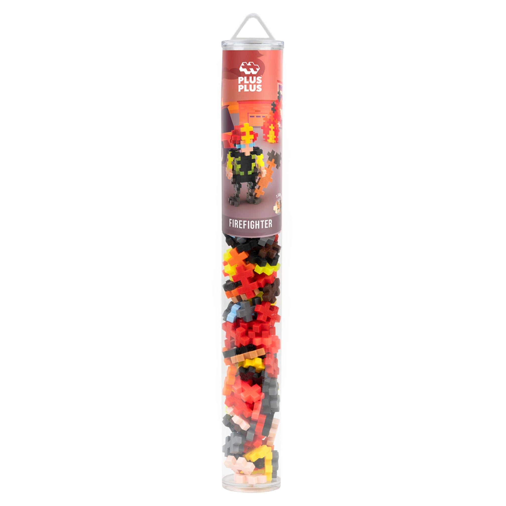 Plus Plus 100pc Tube Fire Fighter