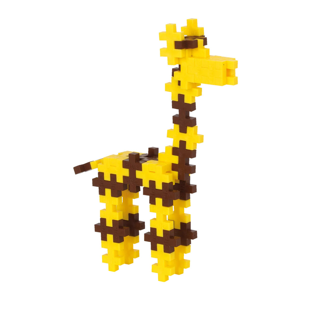 Giraffe made from blocks