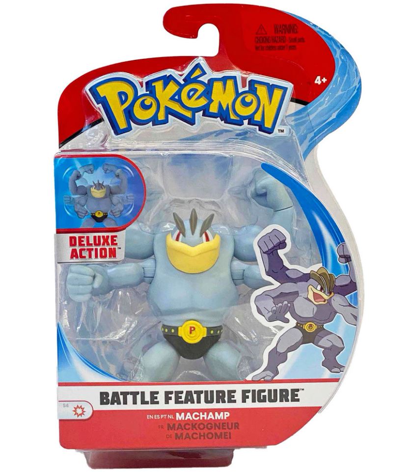 Pokemon Battle Feature Figure - Machamp toy.