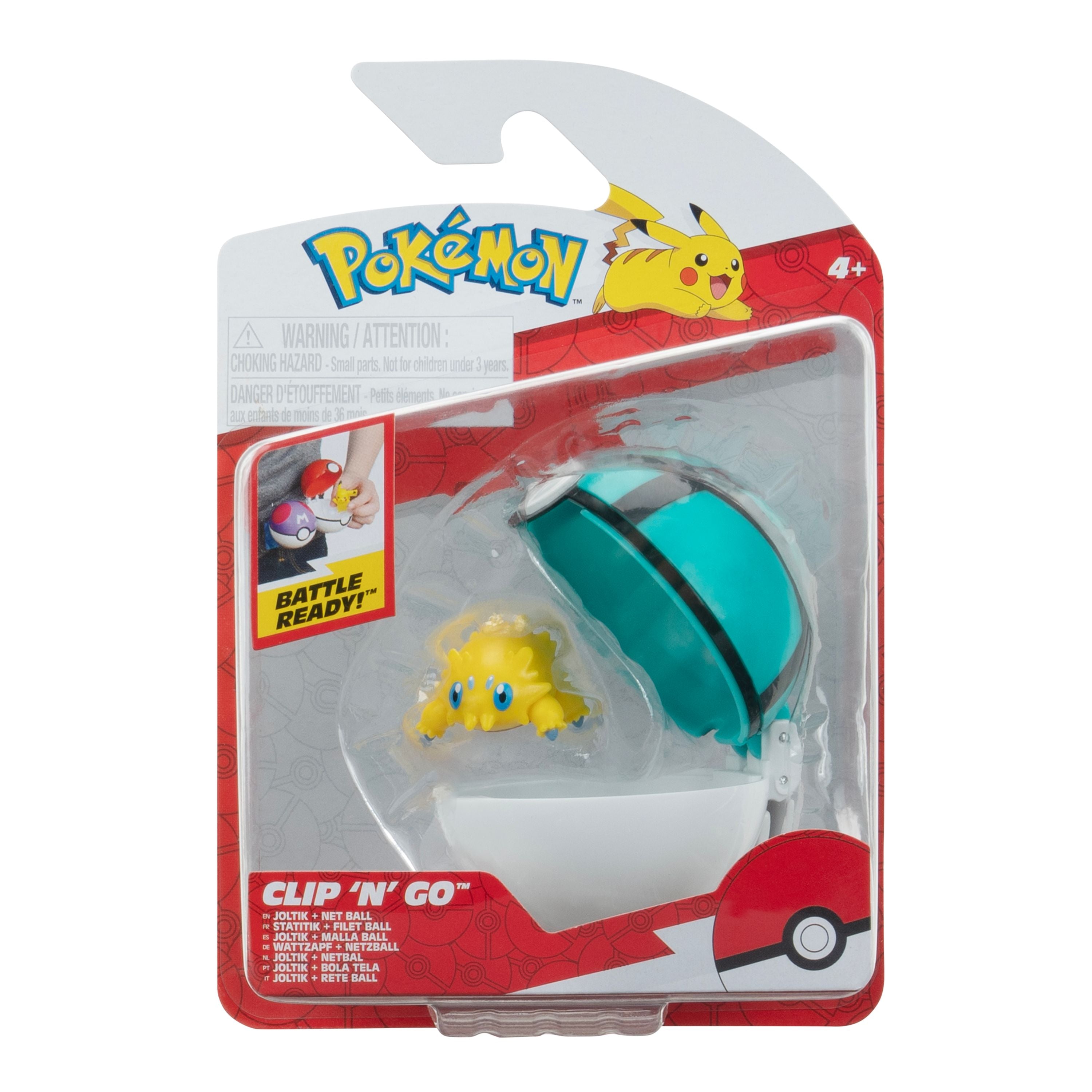 Pokemon Clip N Go Joltik & Net Ball