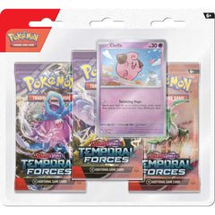 Pokemon TCG Scarlet & Violet 5 Temporal Forces Three Booster Blister Assorted Styles