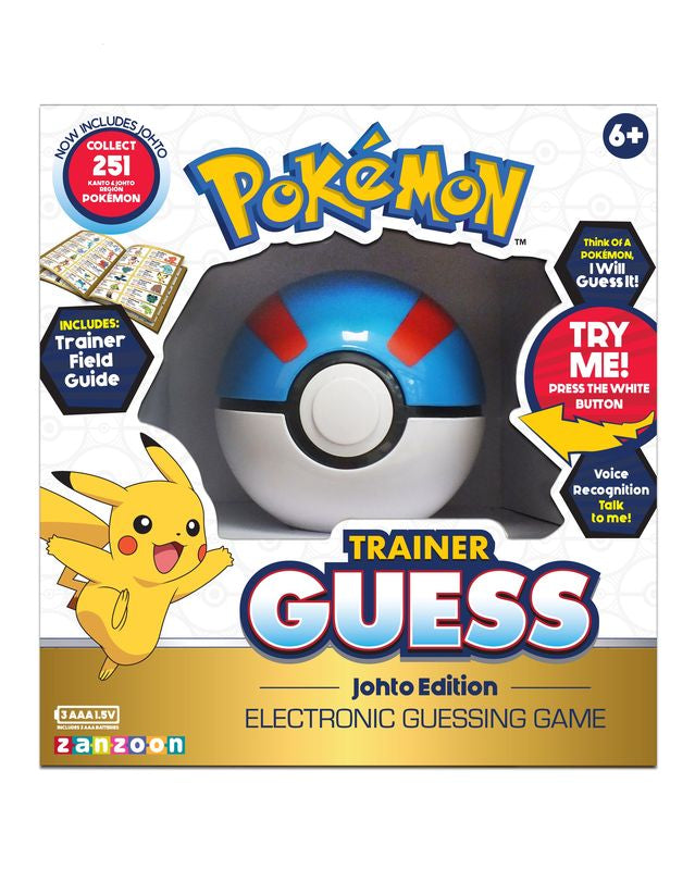 Pokemon Trainer Guess Electronic Guessing Game Johto Edition