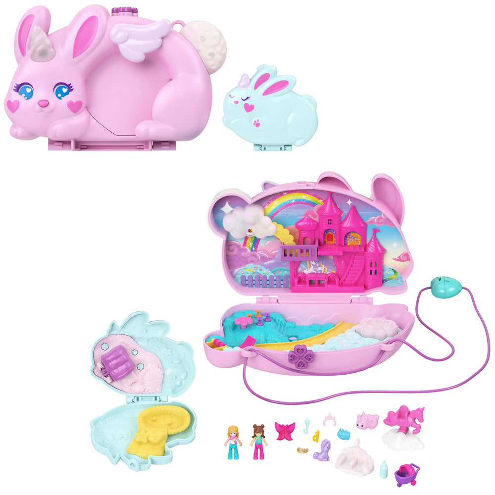 Polly Pocket 2-in-1 Bunny Fun Compact toy playset