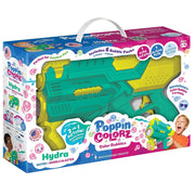 Poppin Colorz Hydra Water & Bubble Blaster coloured bubble gun.