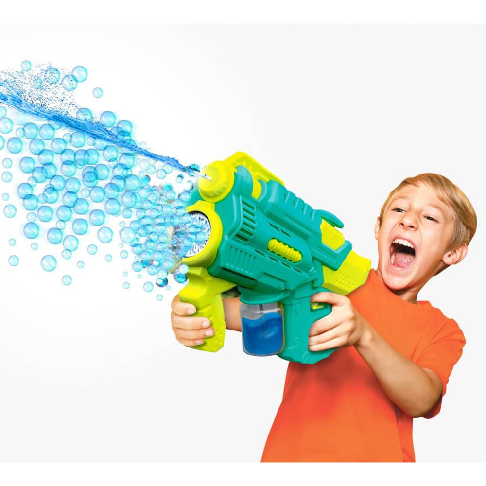 Poppin Colorz Hydra Water & Bubble Blaster coloured bubble gun.