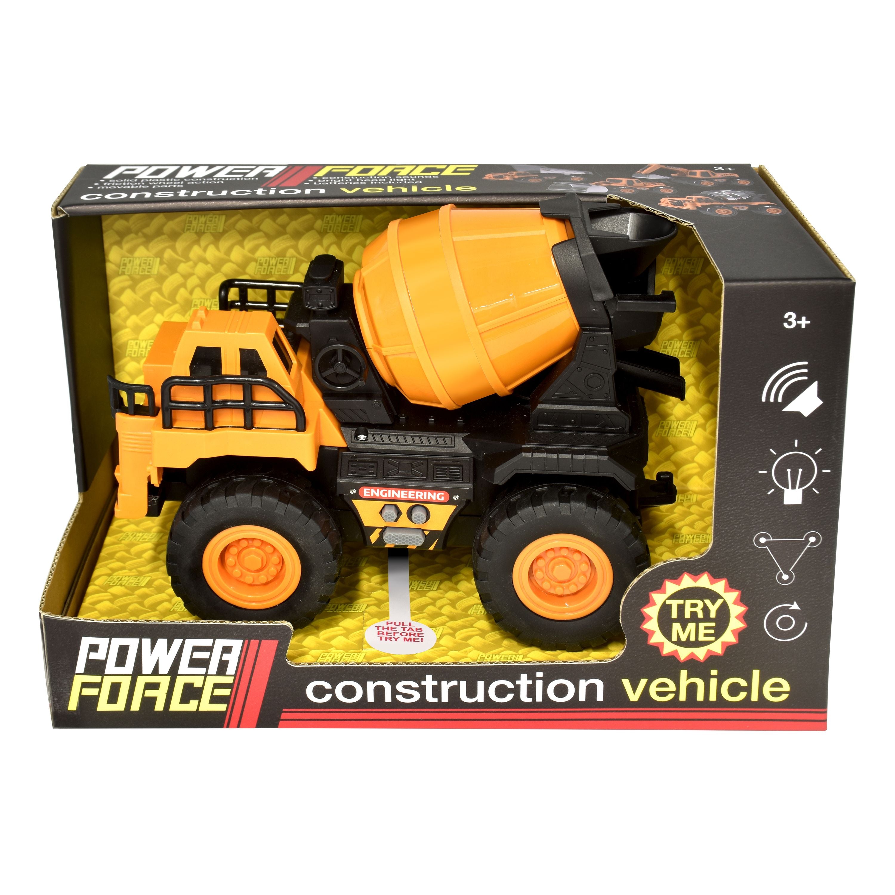 Power Force Construction Vehicle Mixer