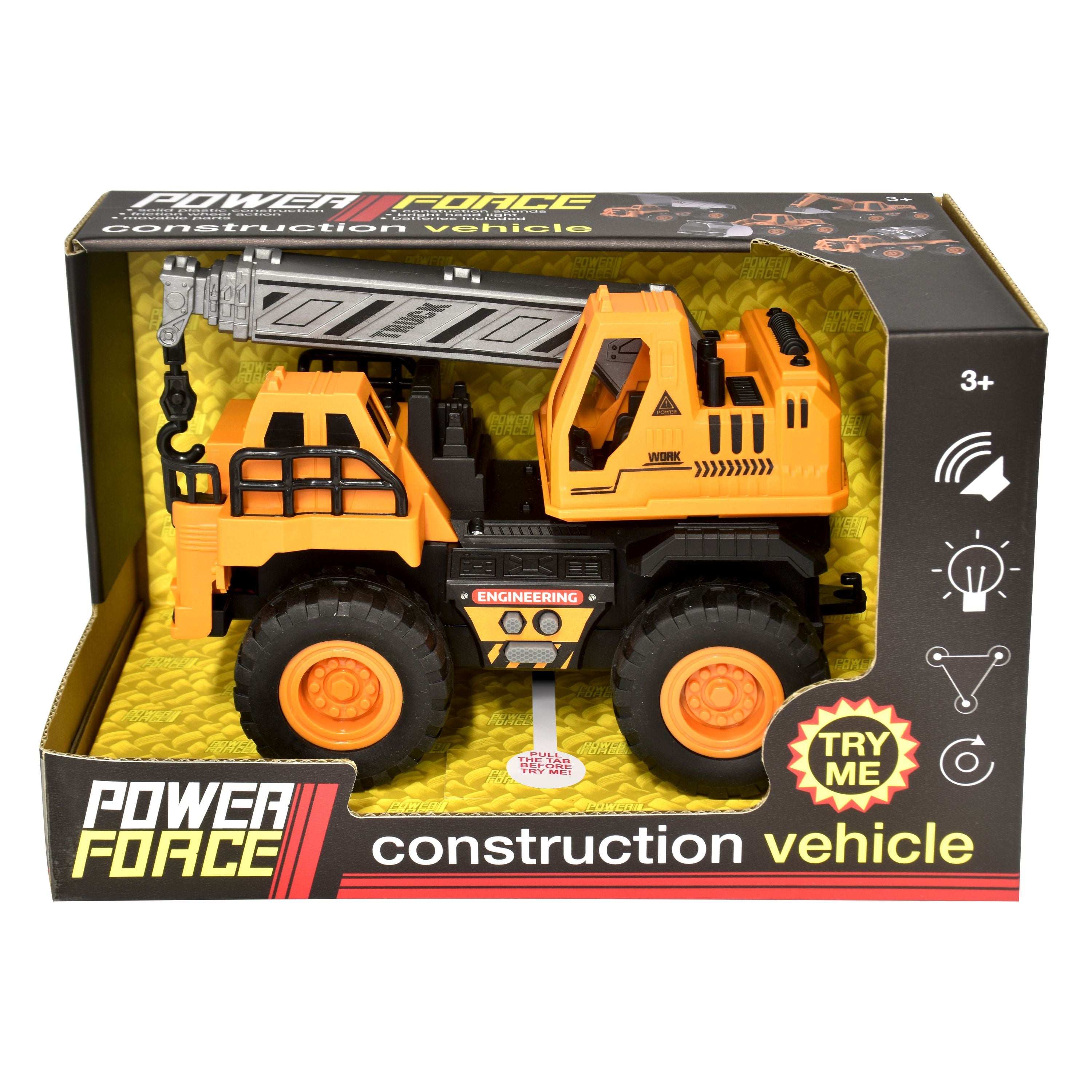 Power Force Construction Vehicle Crane
