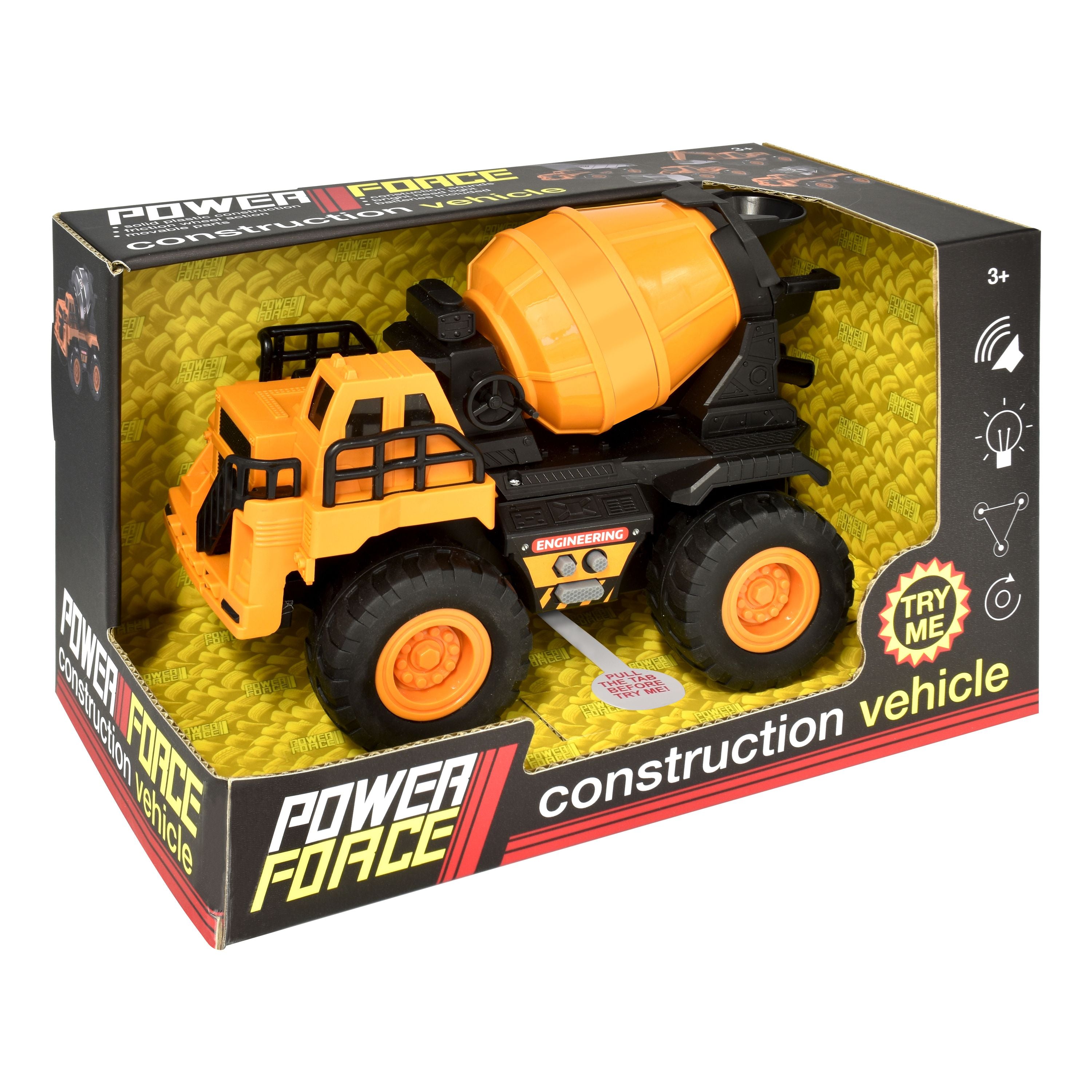Power Force Construction Vehicle Mixer