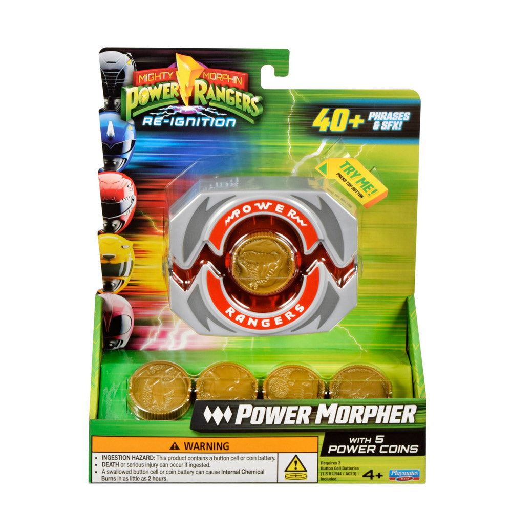 Power Rangers Mighty Morphin Power Morpher Deluxe Buckle, in packaging
