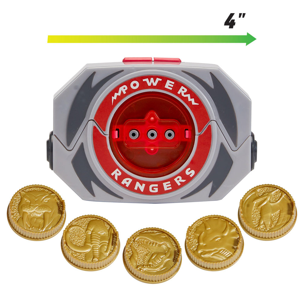 Coins in the Power Rangers Mighty Morphin Power Morpher Deluxe Buckle