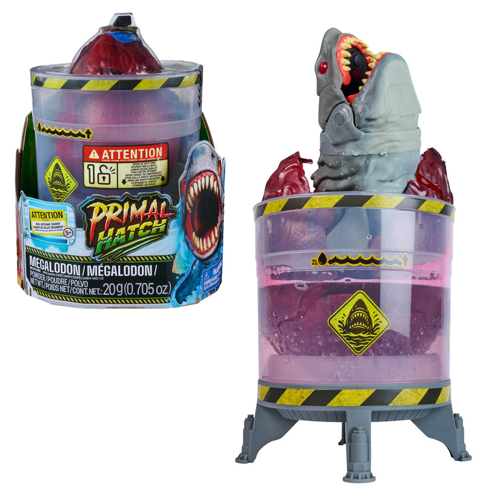 Primal Hatch Megalodon shark egg toy.