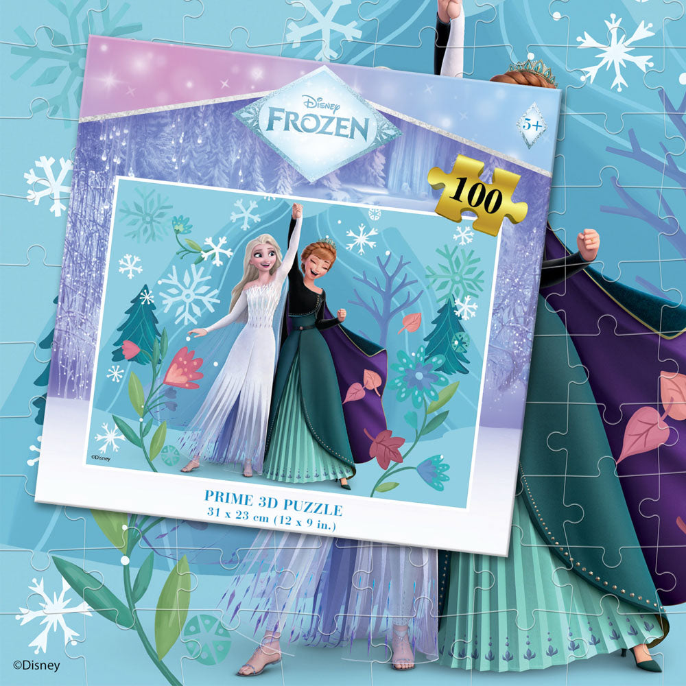 Prime 3D Disney Frozen 100 Piece Puzzle - Toyworld NZ