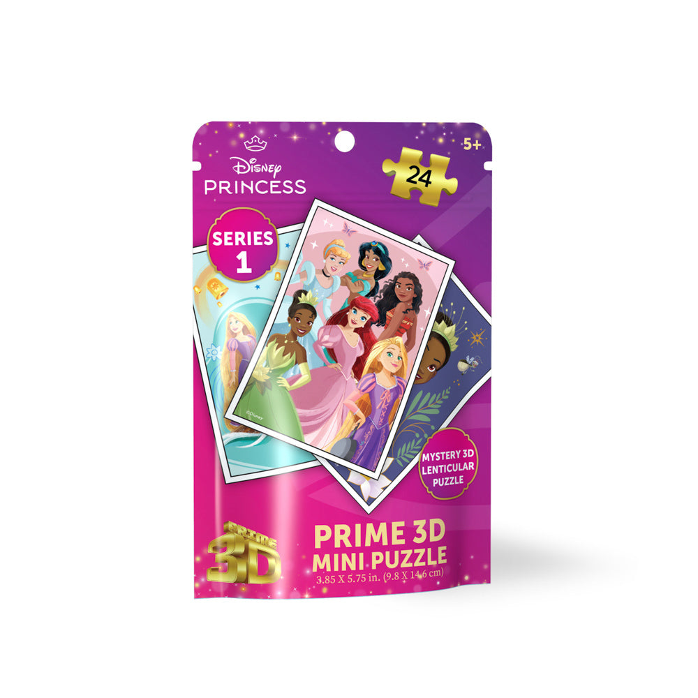 Prime 3D Disney Princess Mini Mystery Puzzle Blind Bag