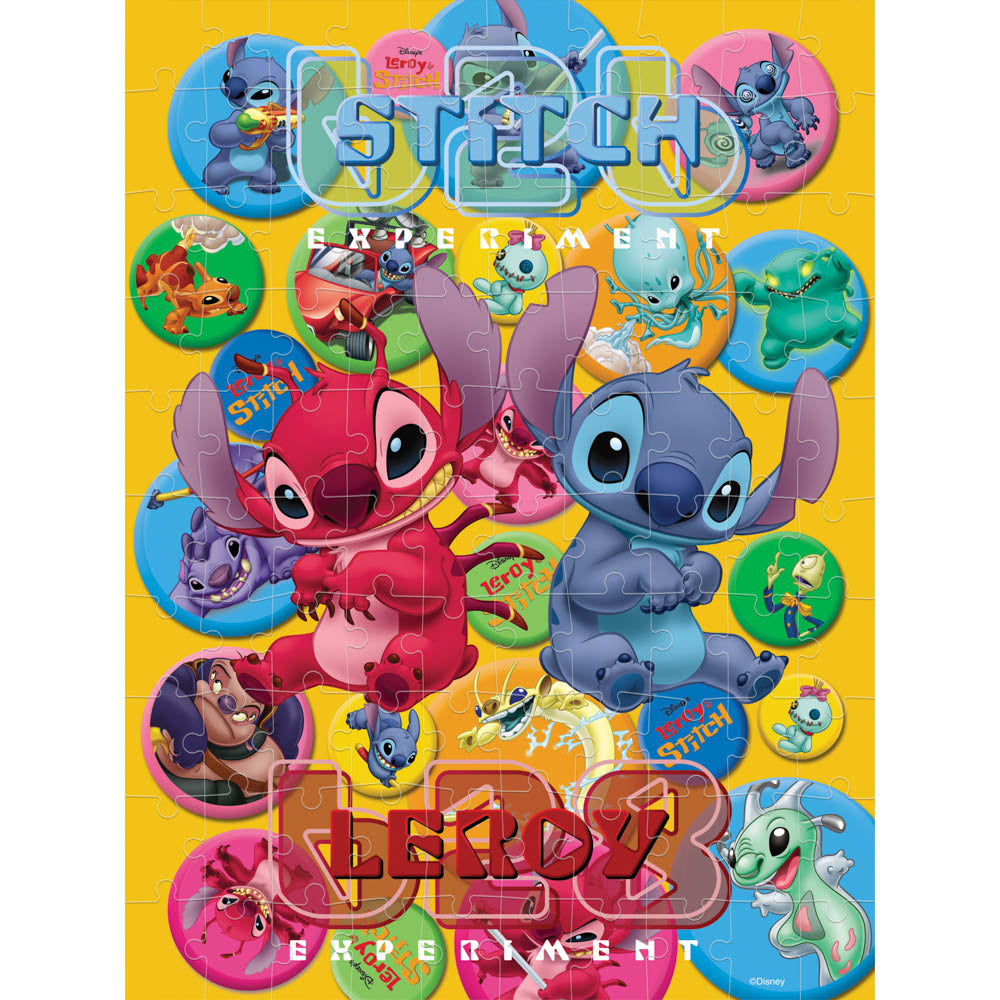 Prime 3D Disney Stitch 100 Piece Jigsaw Puzzle - Experiments - Toyworld NZ