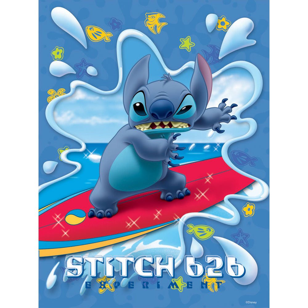 Prime 3D Disney Stitch 100 Piece Jigsaw Puzzle - Surfboard - Toyworld NZ