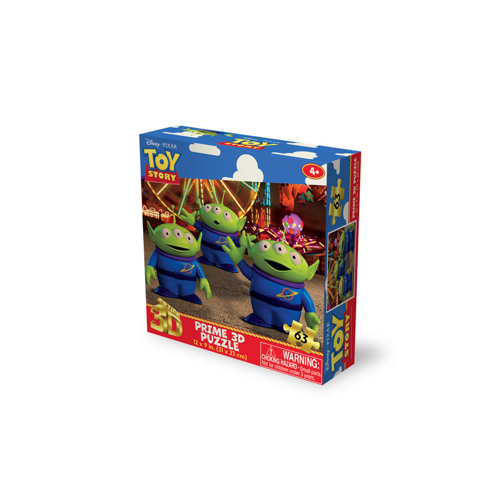 Prime 3D Disney Toy Story 100 Piece Jigsaw Puzzle - Aliens - Toyworld NZ