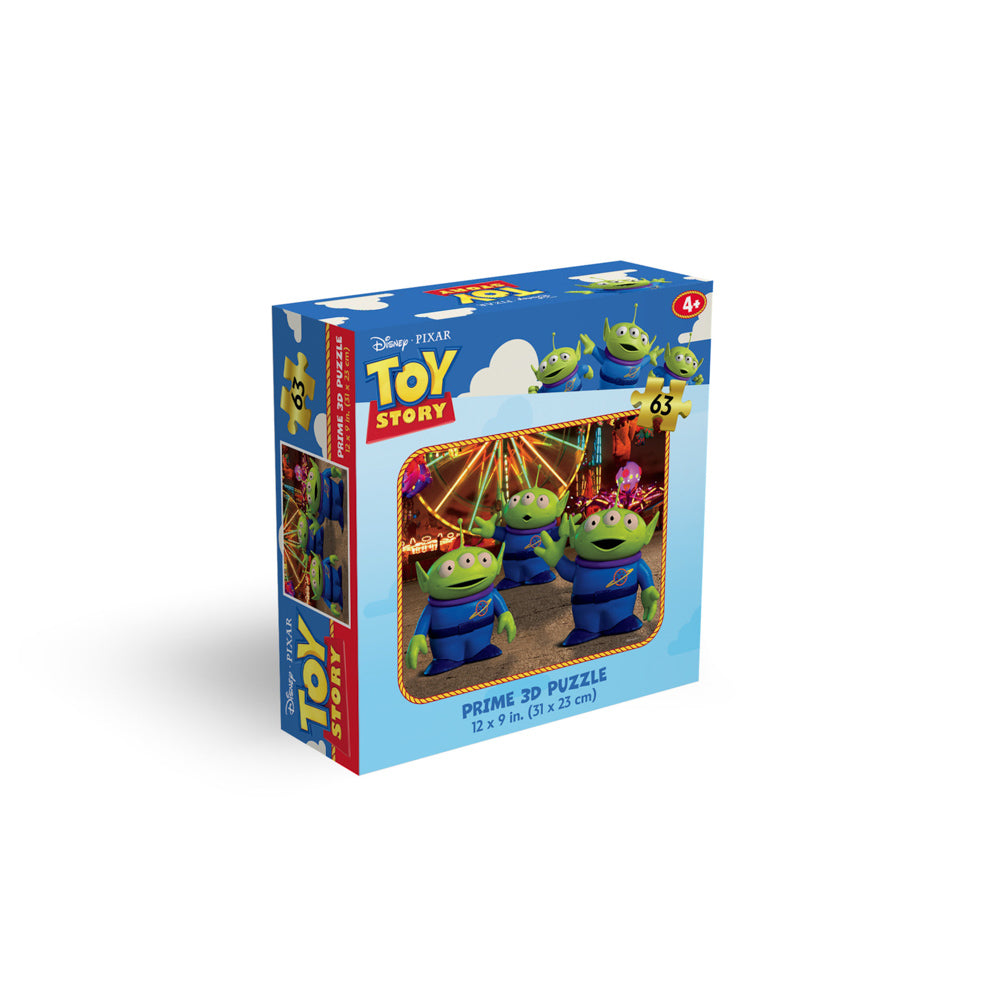 Prime 3D Disney Toy Story 100 Piece Jigsaw Puzzle - Aliens - Toyworld NZ