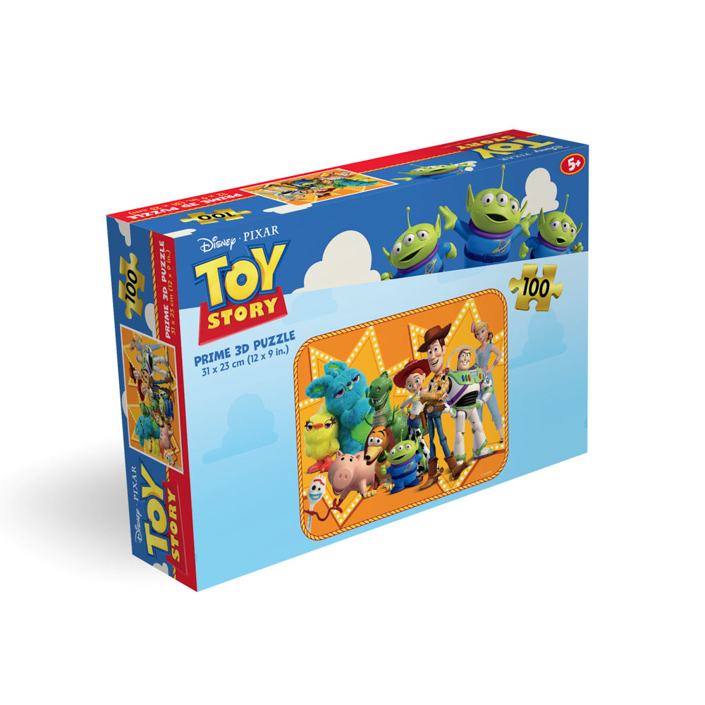 Prime 3D Disney Toy Story 100 Piece Puzzle - Orange Star - Toyworld NZ