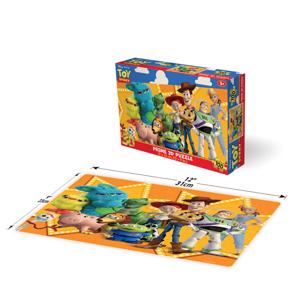 Prime 3D Disney Toy Story 100 Piece Puzzle - Orange Star - Toyworld NZ