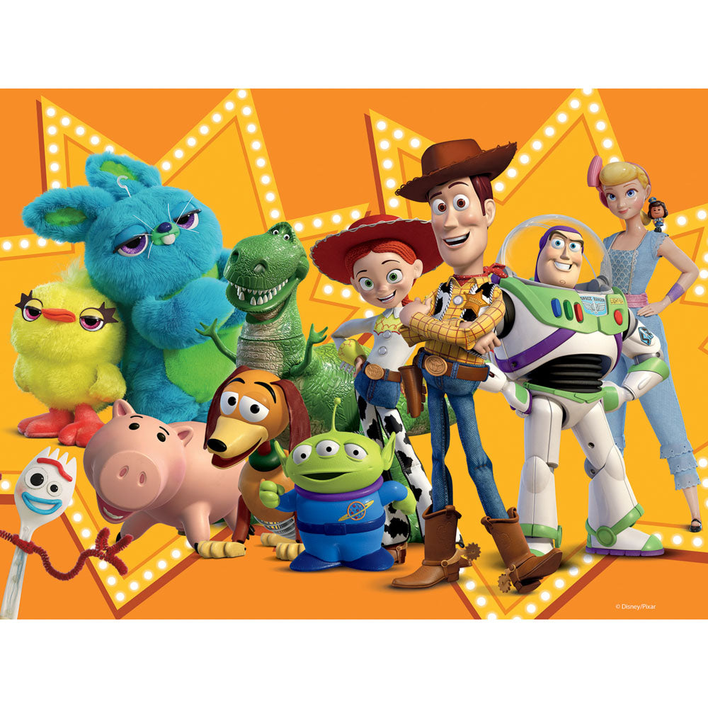 Prime 3D Disney Toy Story 100 Piece Puzzle - Orange Star - Toyworld NZ