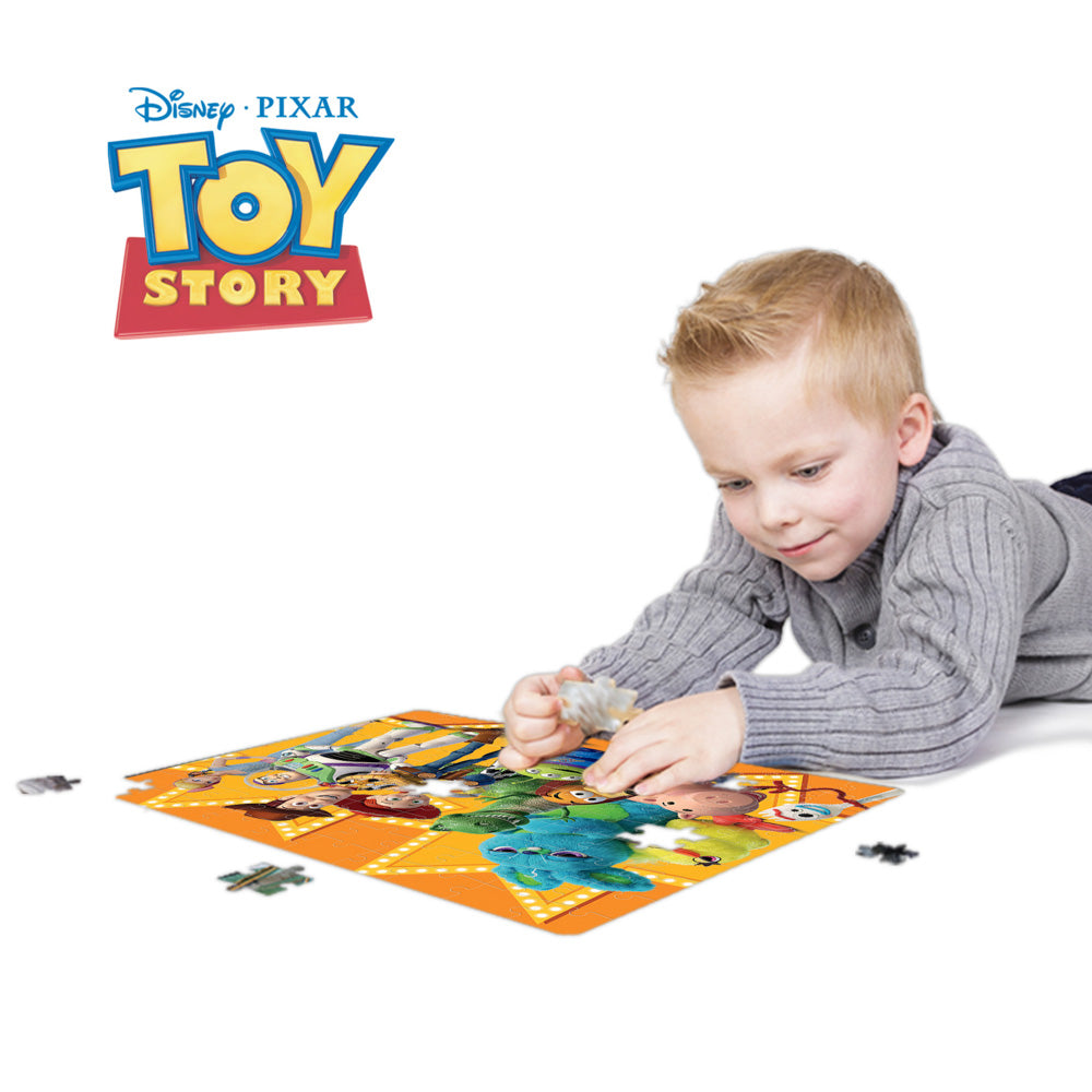 Prime 3D Disney Toy Story 100 Piece Puzzle - Orange Star - Toyworld NZ