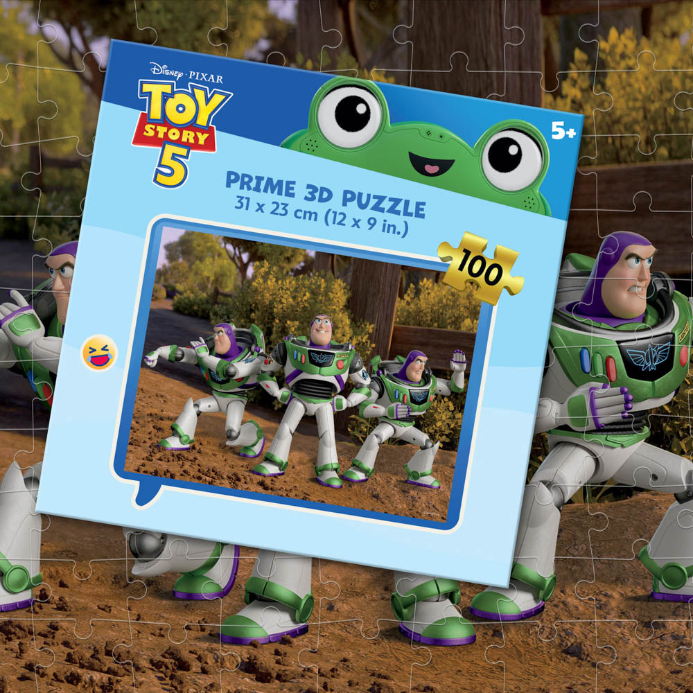 Prime 3D Disney Toy Story 5 100 Piece Puzzle - Buzz Lightyear