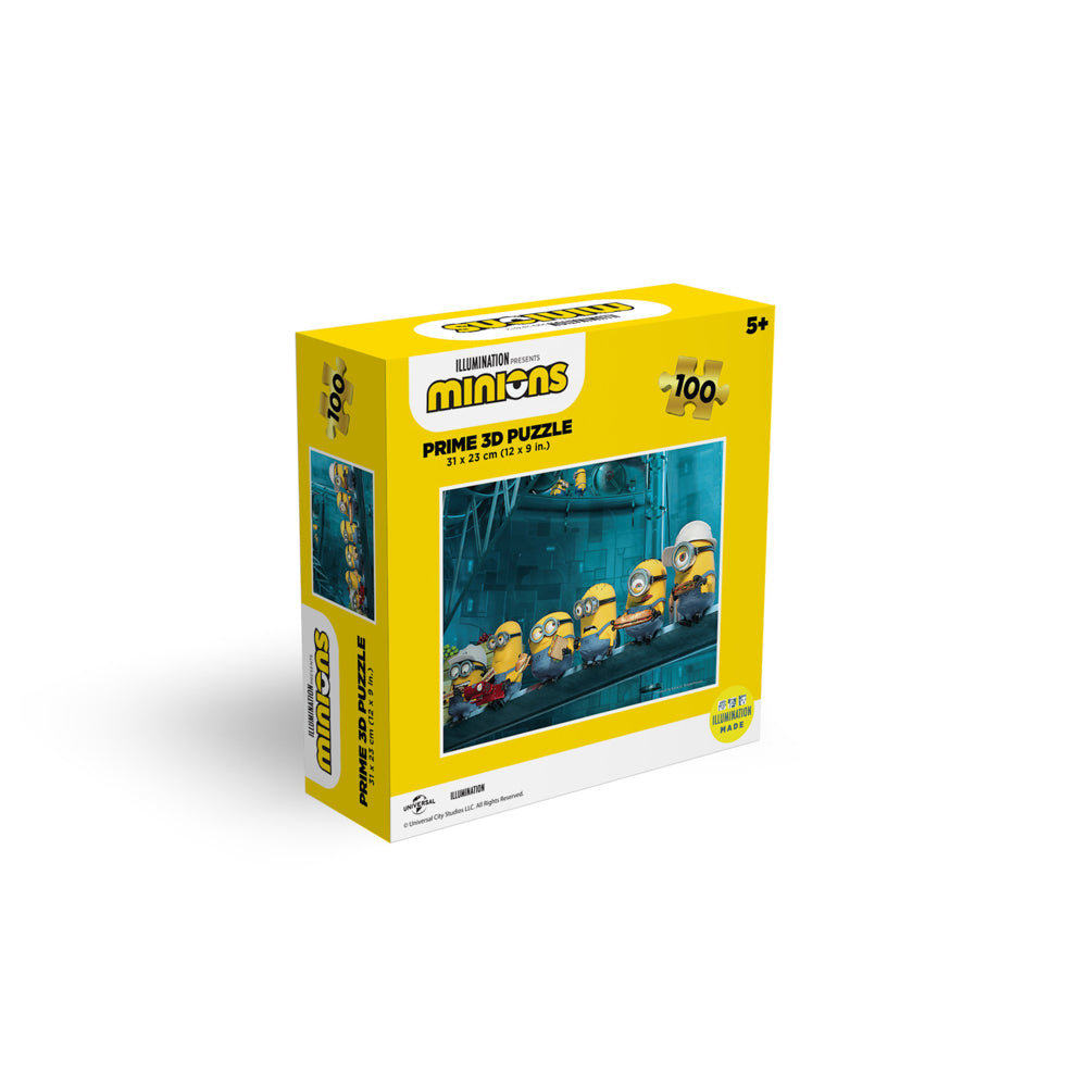 Prime 3D Illumination's Minions 100 Piece Jigsaw Puzzle - Lunch