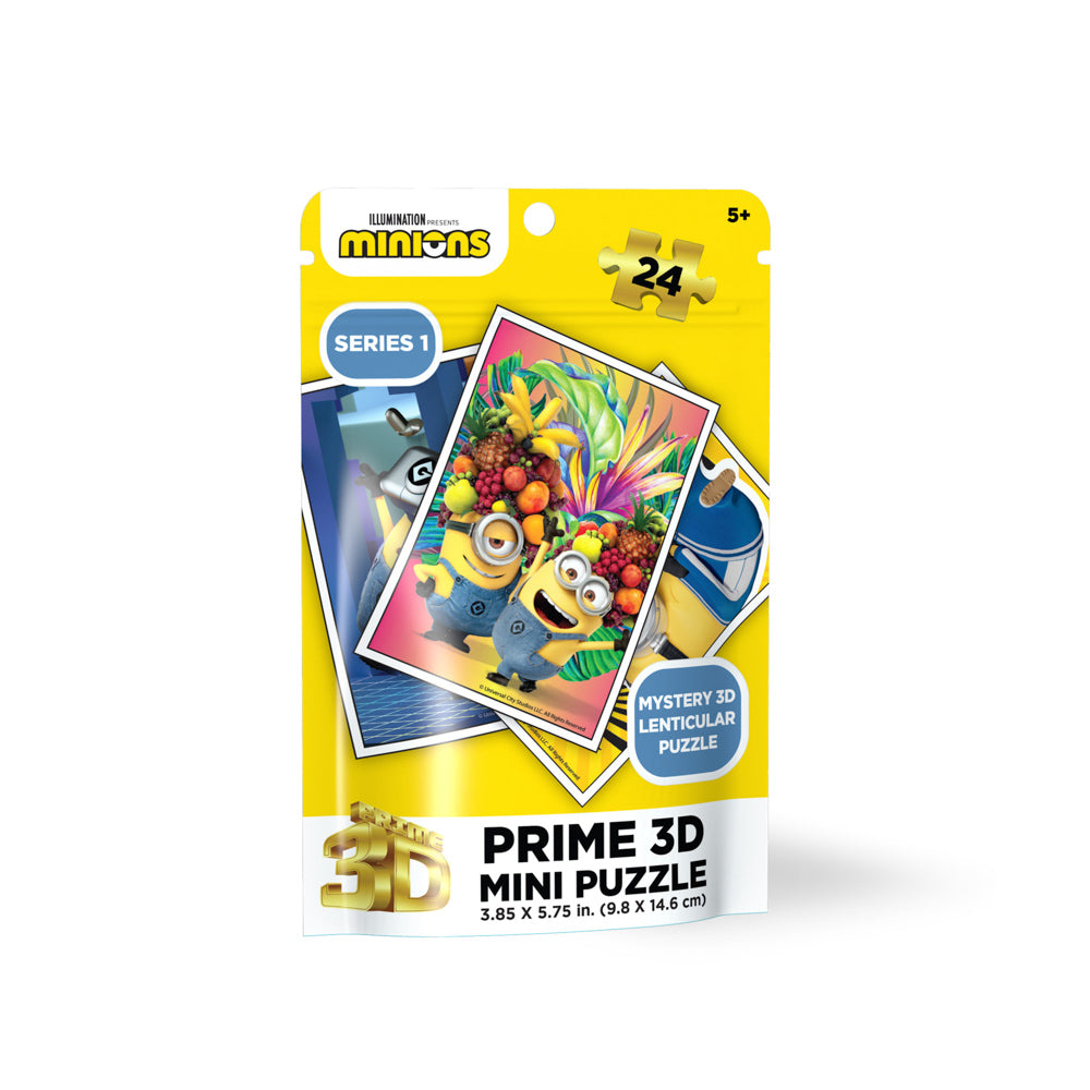 Prime 3D Illumination's Minions Mini Mystery Puzzle Blind Bag