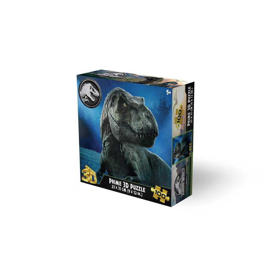 Prime 3D Jurassic World T-Rex 100 Piece Puzzle