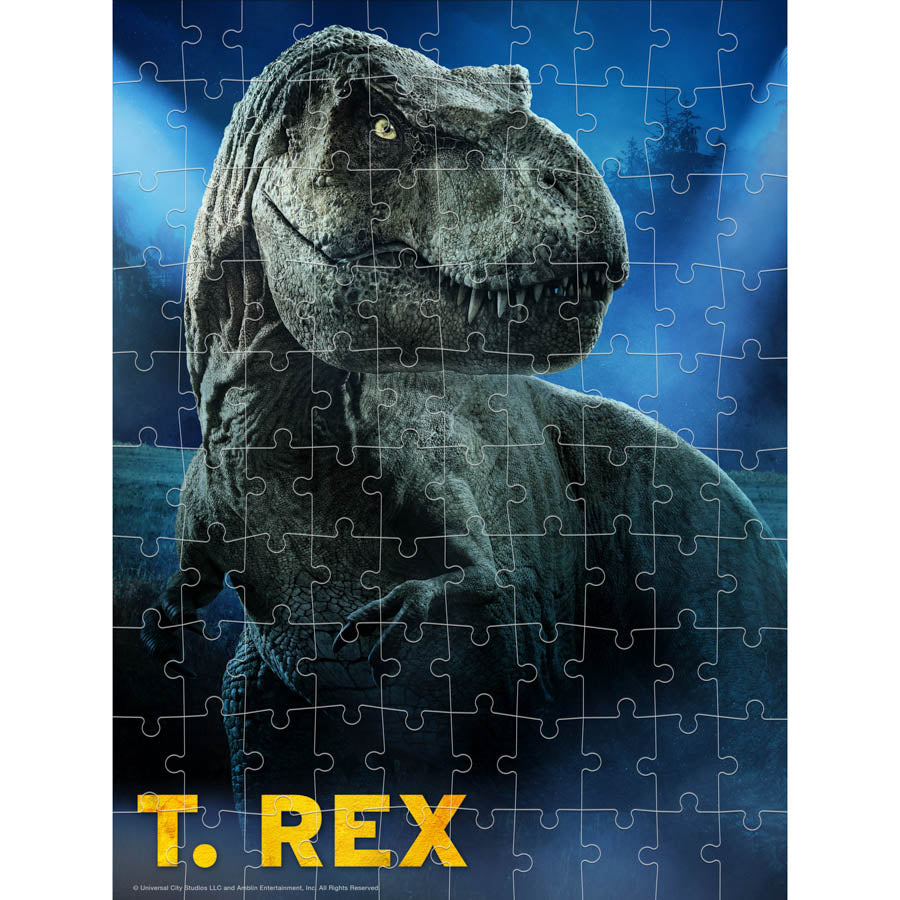 Prime 3D Jurassic World T-Rex 100 Piece Puzzle