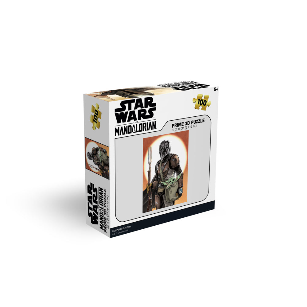 Prime 3D Star Wars The Mandalorian 100 Piece Jigsaw Puzzle