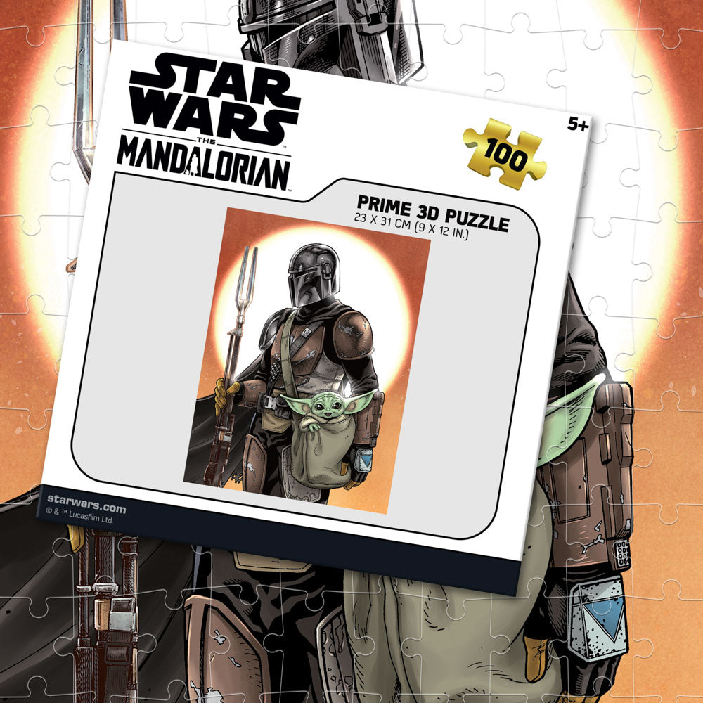 Prime 3D Star Wars The Mandalorian 100 Piece Jigsaw Puzzle