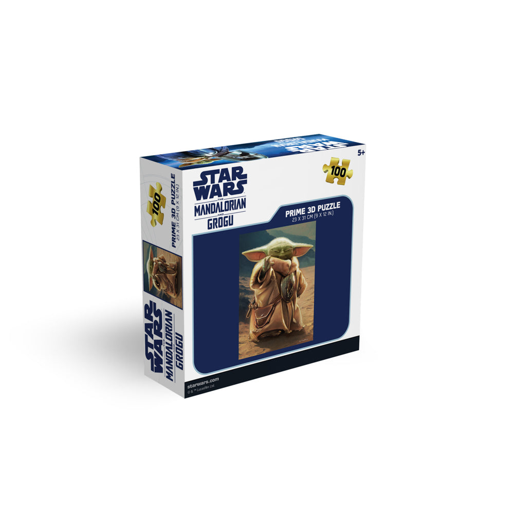 Prime 3D Star Wars The Mandalorian & Grogu 100 Piece Jigsaw Puzzle - Toyworld NZ