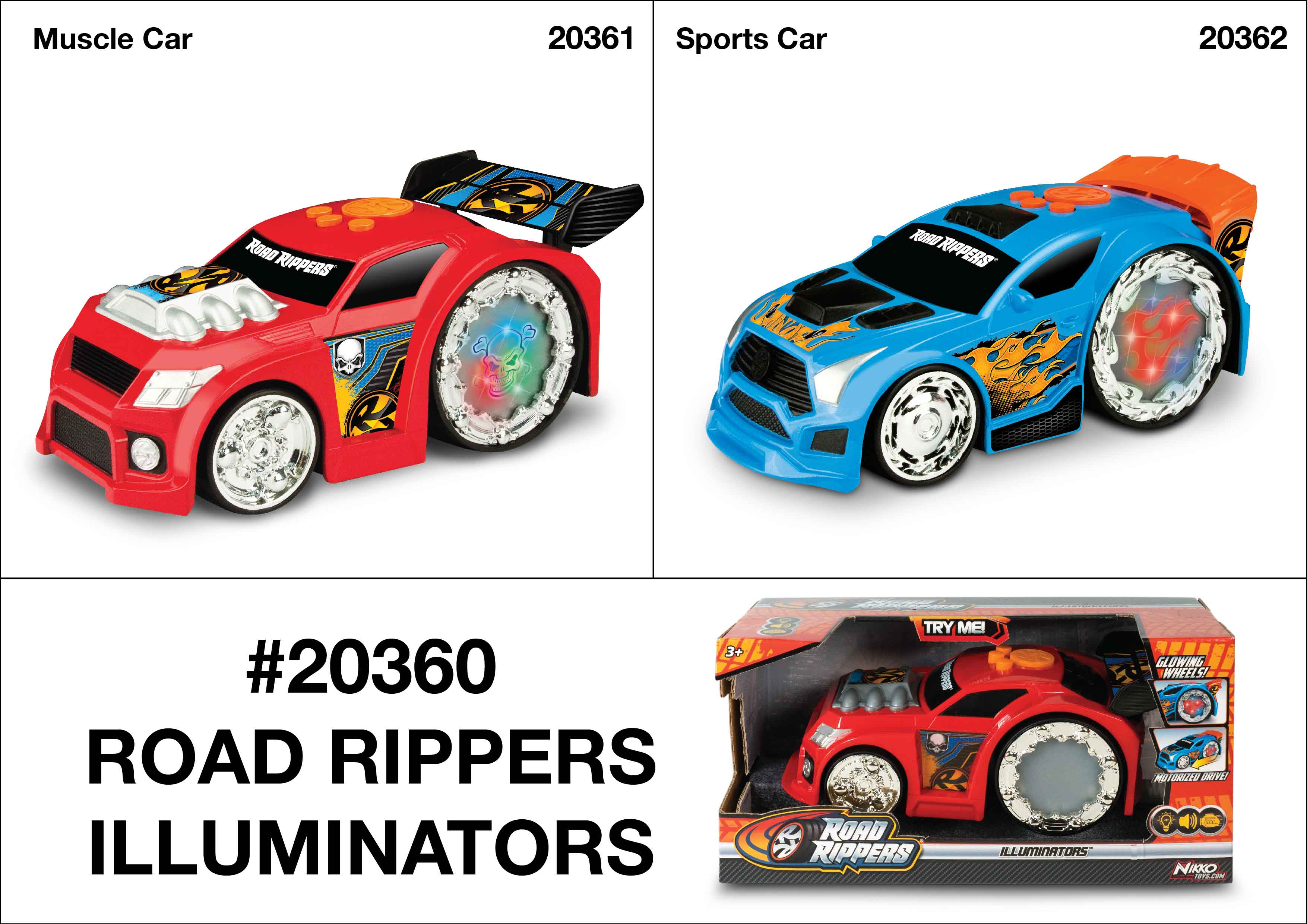 Road Rippers Illuminators Racers Assortment
