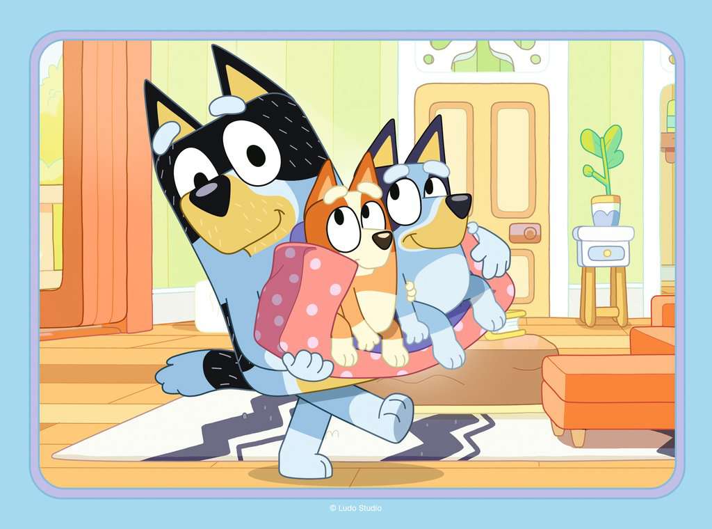 Ravensburger Puzzle Bluey Friends 4 In A Box - Toyworld NZ