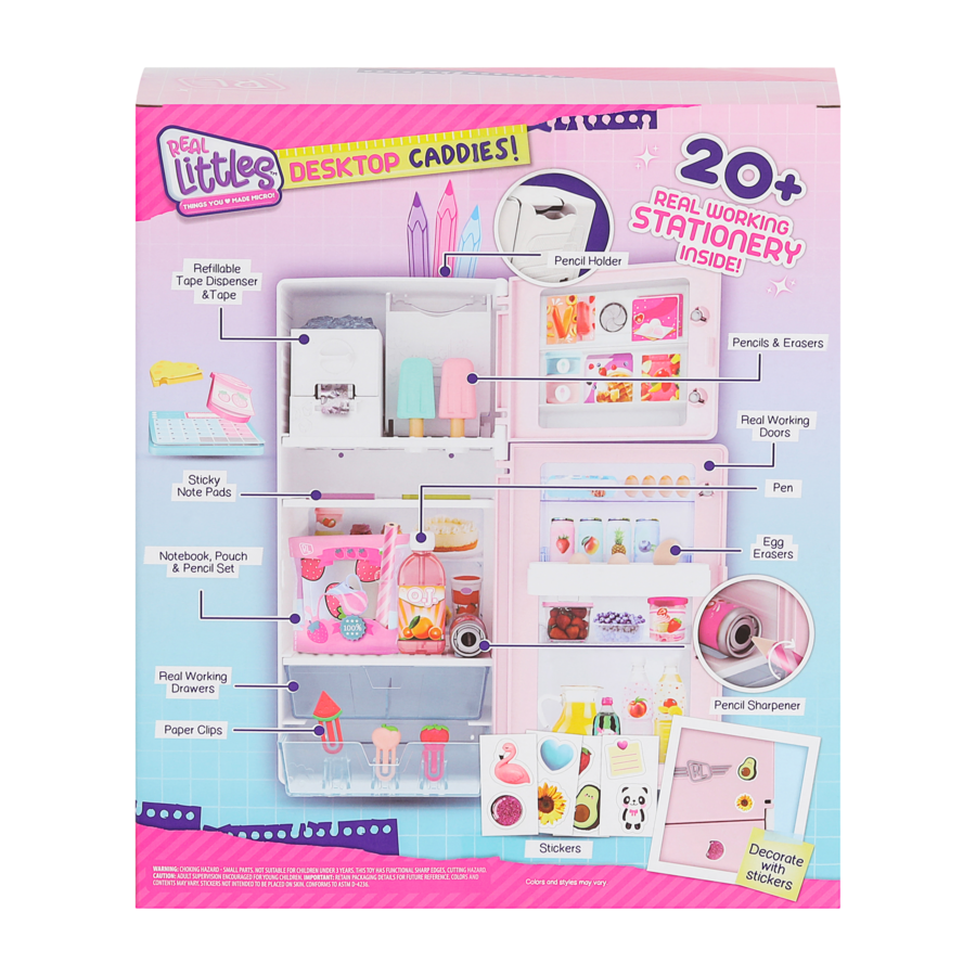 Real Littles S7 Desktop Caddies Mini Fridge