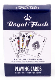 Royal Flush Playing Cards Blue - Toyworld NZ