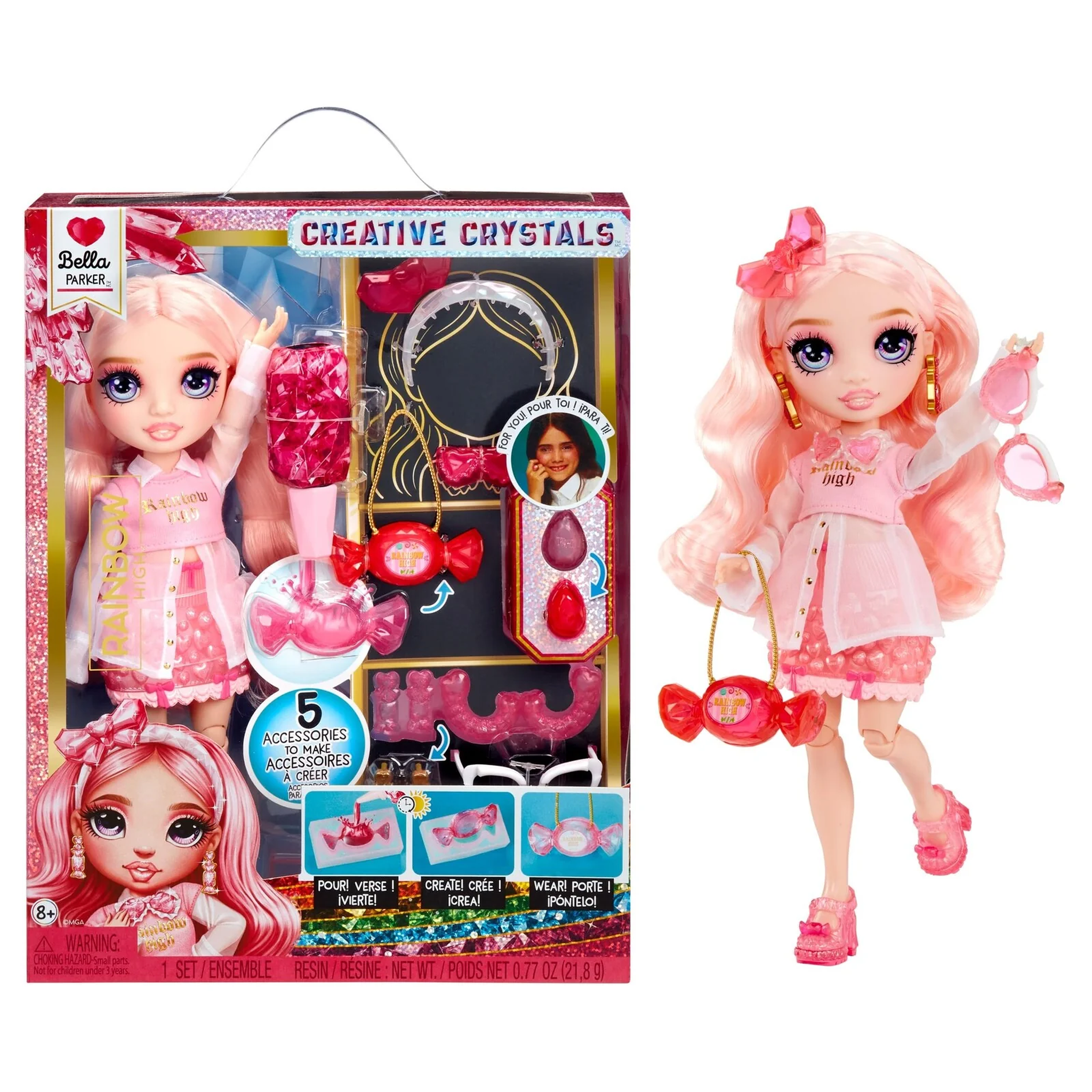 Rainbow High Creative Crystals Doll - Bella