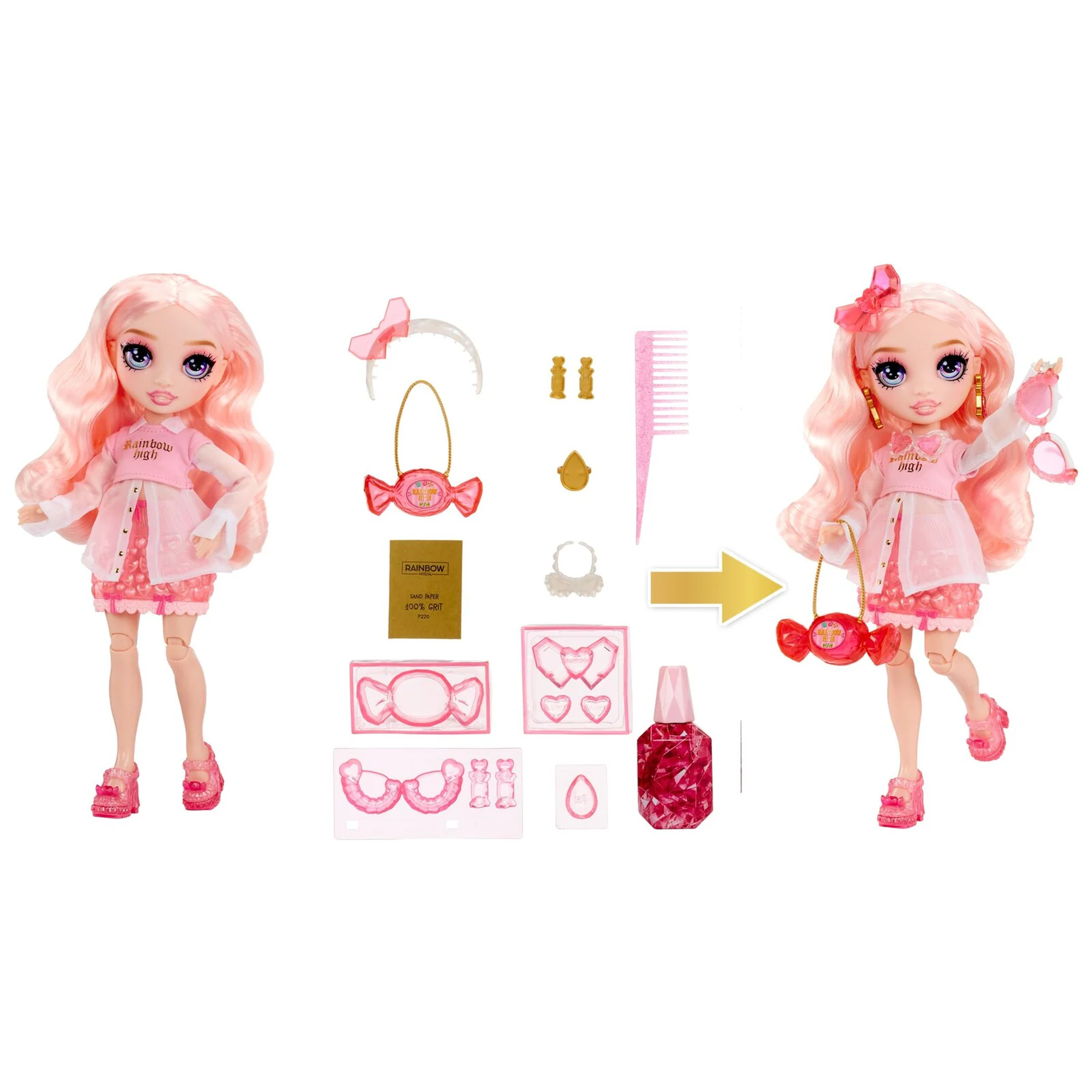 Rainbow High Creative Crystals Doll - Bella