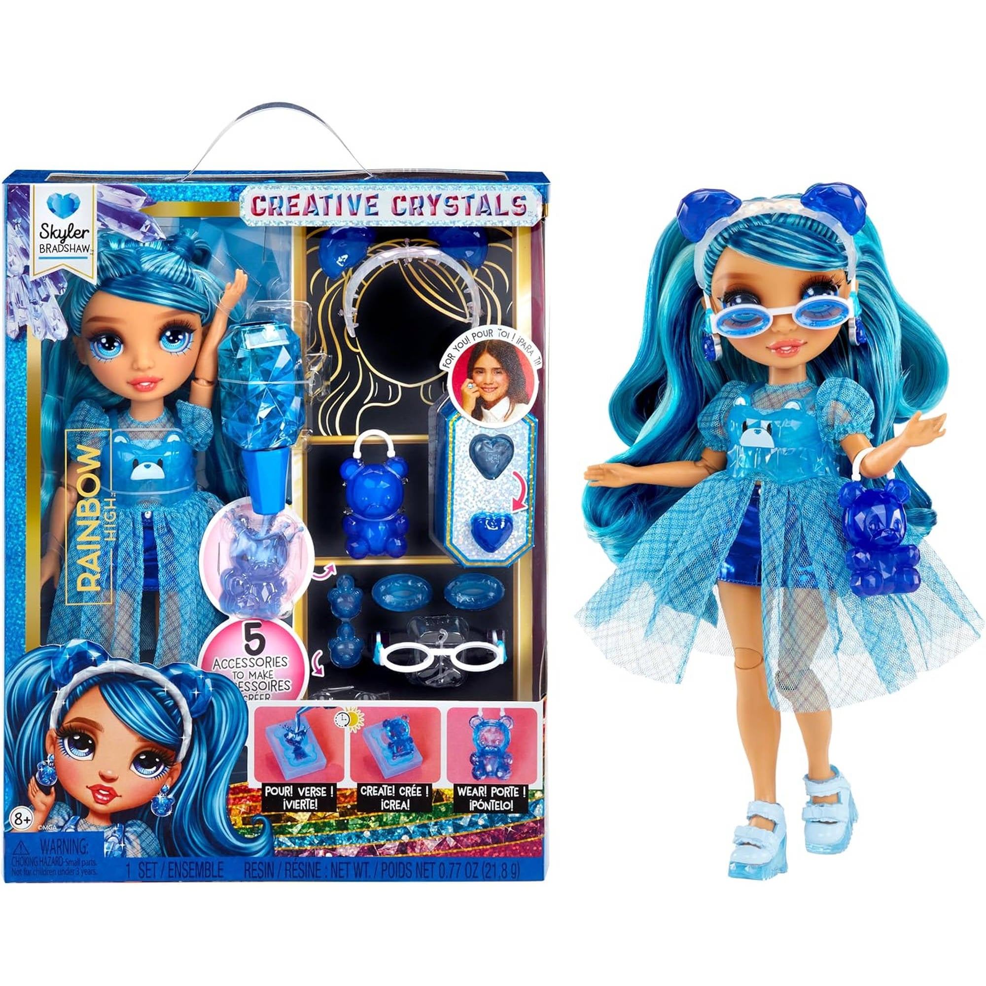 Rainbow High Creative Crystals Doll - Skyler