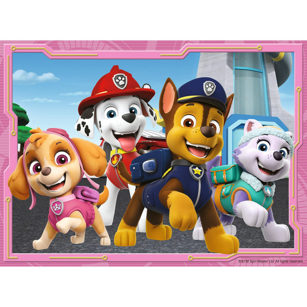 Puzzle number 1, in the Ravensburger Paw Patrol Friends Ready for Adventure 4 In A Box Puzzle