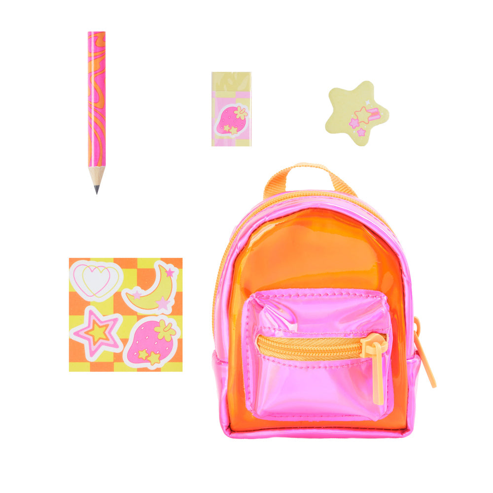 Orange & pink Real Littles Neon Mini Toy Backpack - Assorted Styles