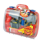 Red Box Fire Fighter Emergency Carry Case Toy Tool Playset, in packaging