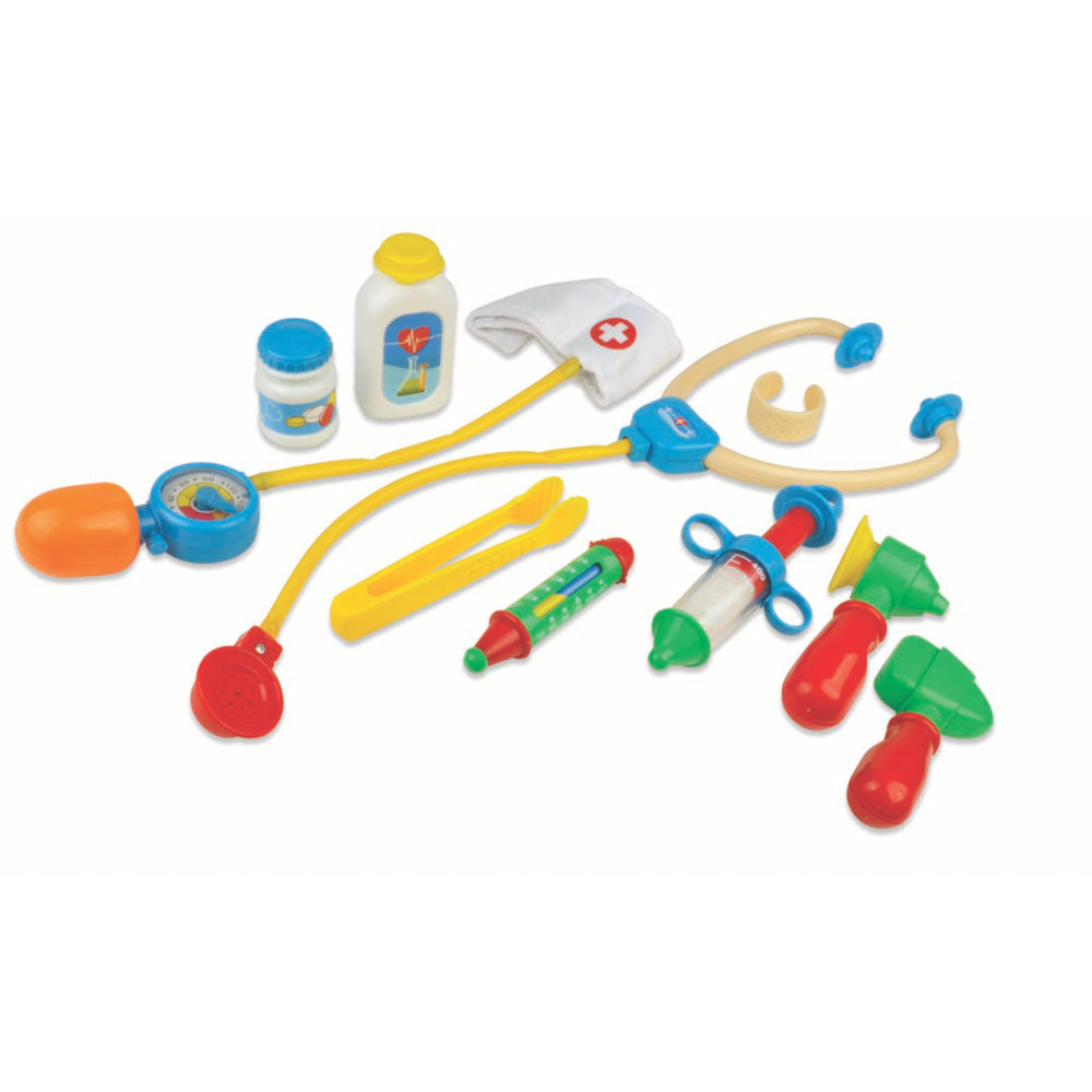 Doctor playset with tools and carry case - Red Box Carry Along Medical Case