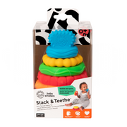 Baby Einstein Stack & Teethe Multi-Textured Teether Toy - Toyworld NZ