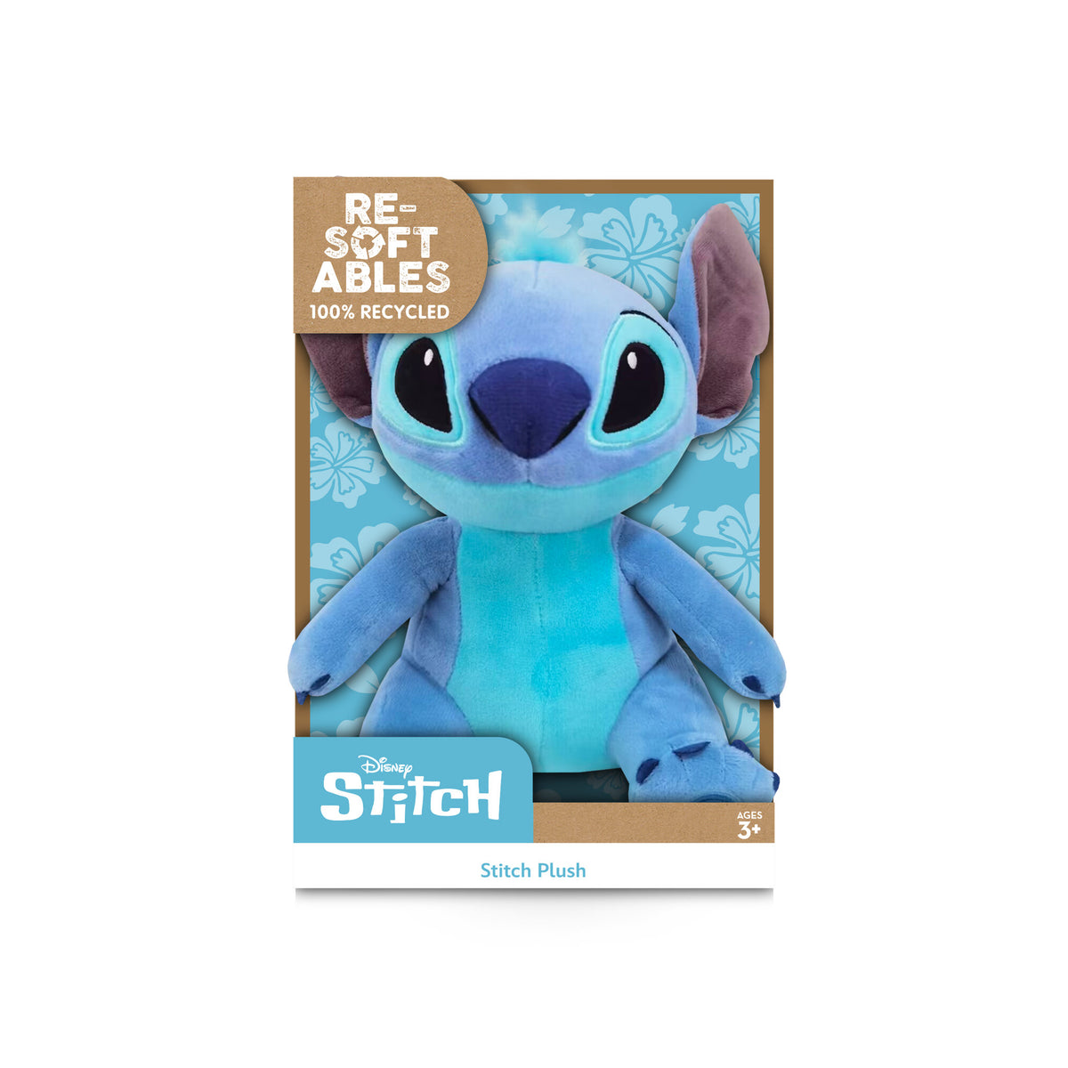 Resoftables Recycled 10 Inch Plush Soft Toy - Stitch.