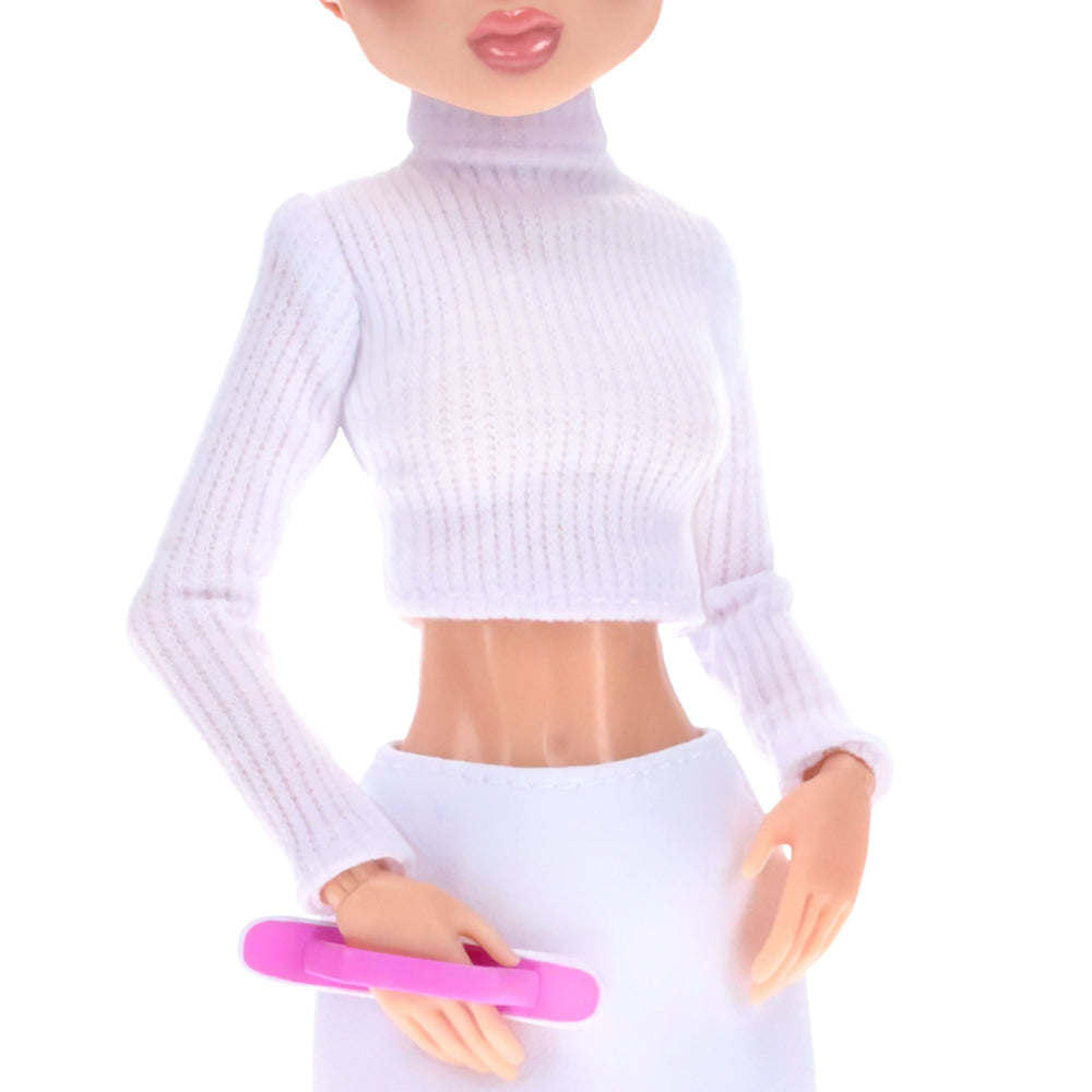 Clothing and nail file on Dress To Impress Fashion Doll Lana