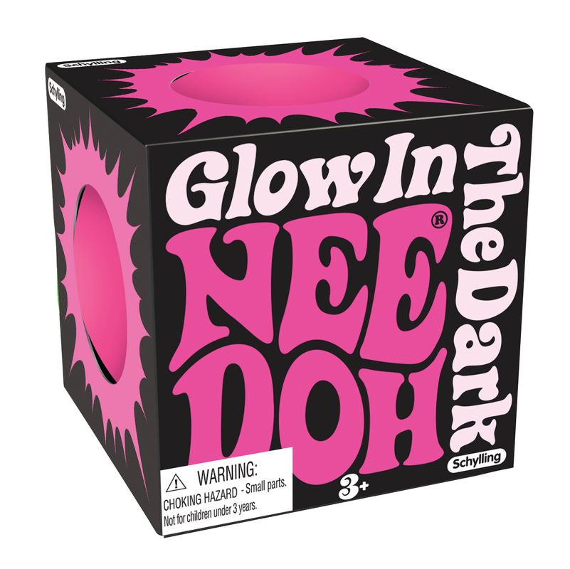 Schylling NeeDoh Glow In The Dark Assorted Styles - Toyworld NZ